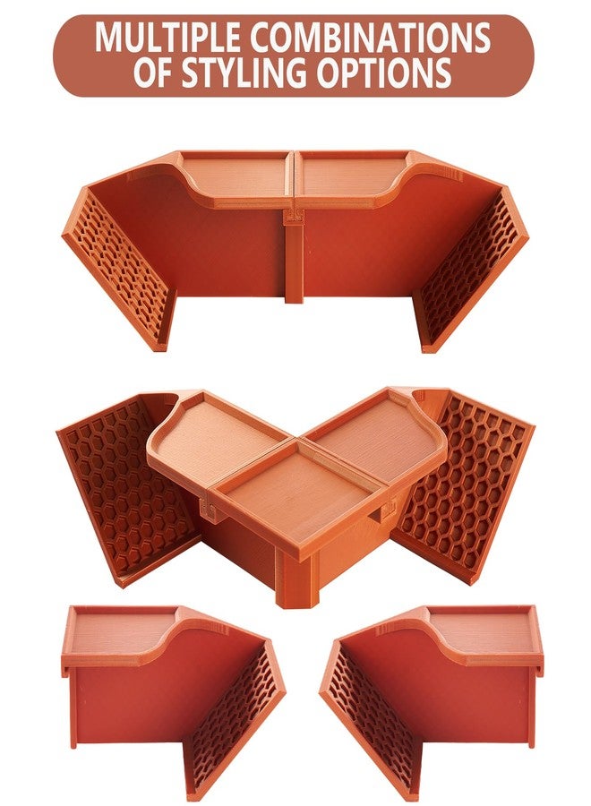 ركن كهف مخبأ سرطان البحر الناسك تحت الأرض من سويرج، 3 في 1 ملحقات تسلق متعددة الأشكال لسرطان البحر الناسك، ملحقات حوض الزواحف للوزغة والضفدع والسلحفاة - Image 3